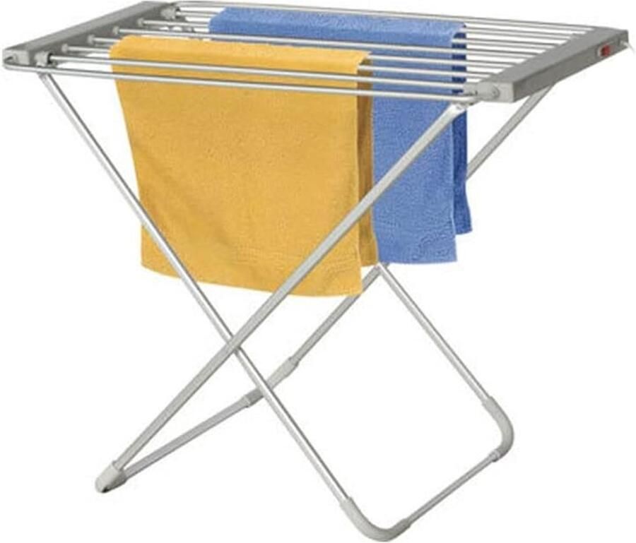 Elektrisch droogrek Kledingdroger Snel Was Drogen Laag Stroomverbruik 55x95x75 cm Grijs