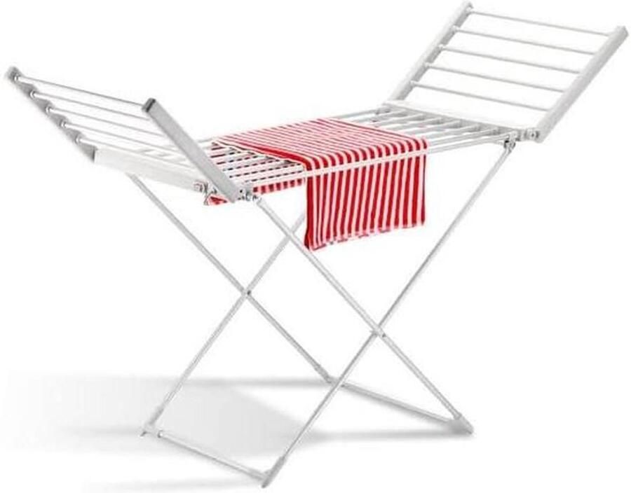Elektrisch Droogrek Wasdroger Rek Kleding Drogen Hoger Model 260W 182 x 54 x 108 cm Aluminium