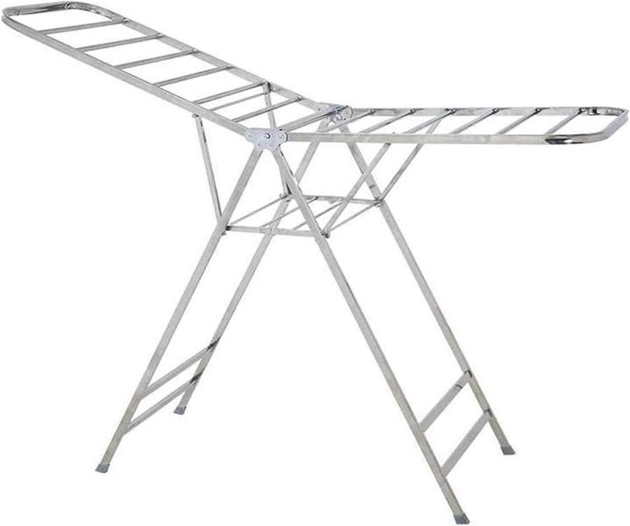 Elektrisch Wasrek Droogrek Kleding Snel Kleding Drogen Opvouwbaar RVS 134 cm Zilver