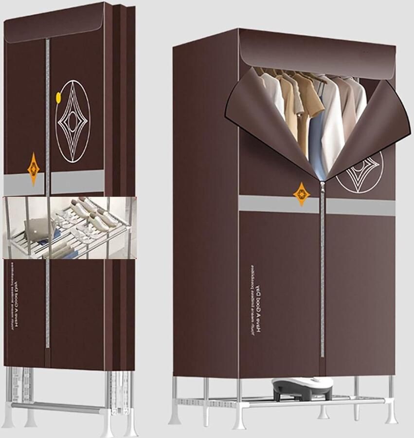 Elektrische Droogkast Wasdroger Kleding Drogen Opvouwbaar Ontwerp 1500W C