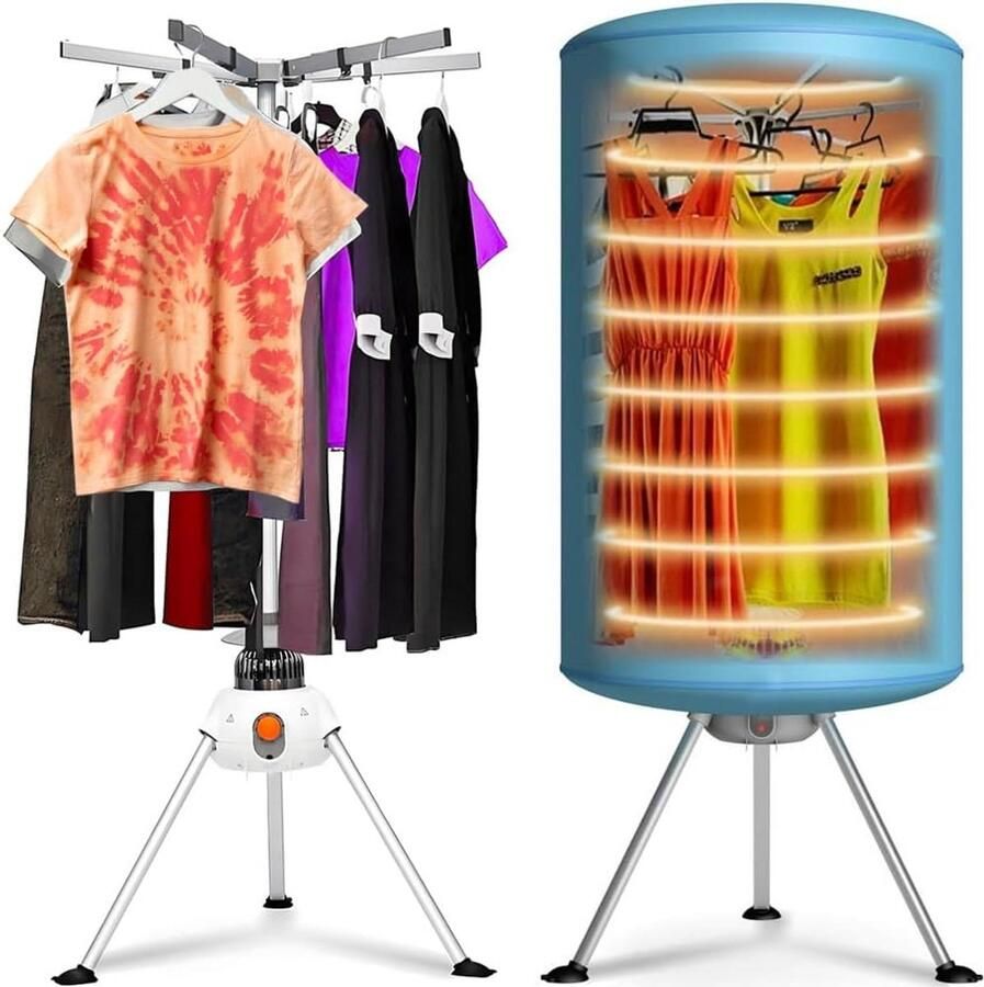 Elektrische Tumble Dryer met Timer en Dubbele Ventilatie voor Efficiënt Drogen