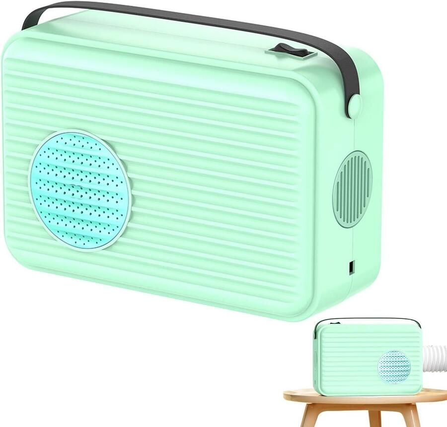 Elektrische Wasdroger Draagbare Droger Kleding Drogen Intelligente Temperatuurregeling 23.5 cm Hoog Groen