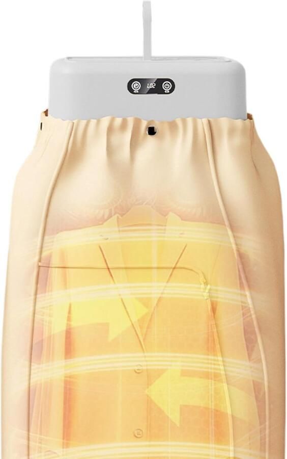 Elektrische Wasdroger Draagbare Mini Dryer Snel Kleding Drogen Opvouwbaar Ontwerp 27x19.5x10.5 cm Wit