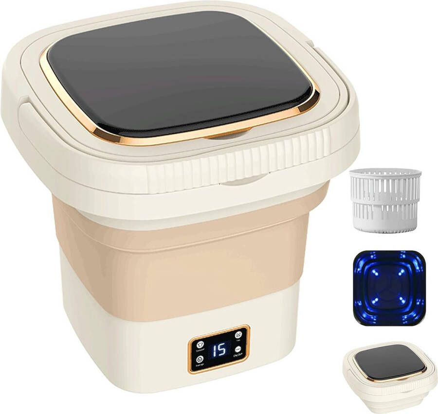 Elysium Kleine Wasmachine Draagbare Wasmachine Mini Wasmachine Met Centrifuge Mini wasmachine