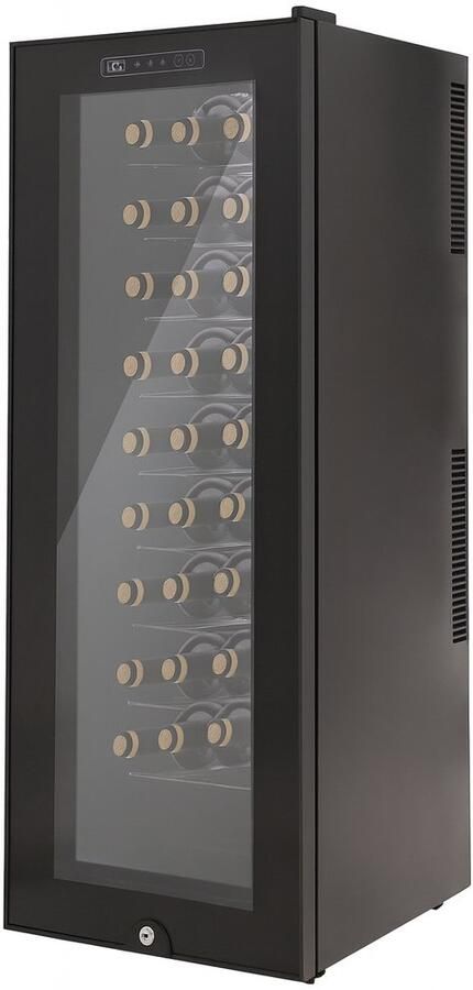Embelle 20 30 flessen wijnkoeler 12-18 ° C Vrijstaande wijnkoelkast met glazen deur 48L 90L wijnkast voor thuiskeukenbar