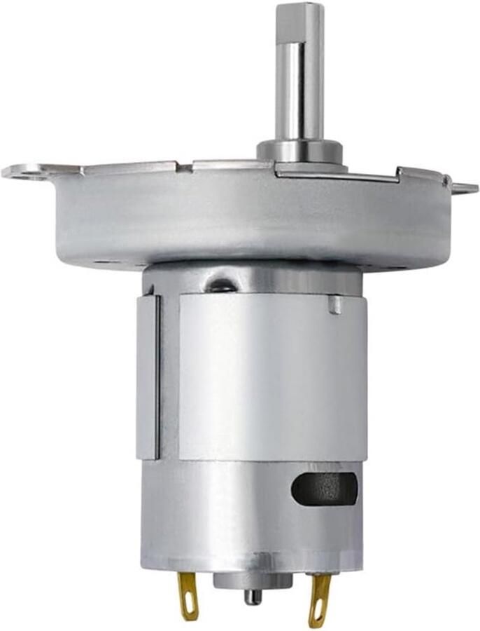 Gear Motor Wasmachine Motor Kleine Apparaten Stille en Stabiele 64.5x49mm Zilver