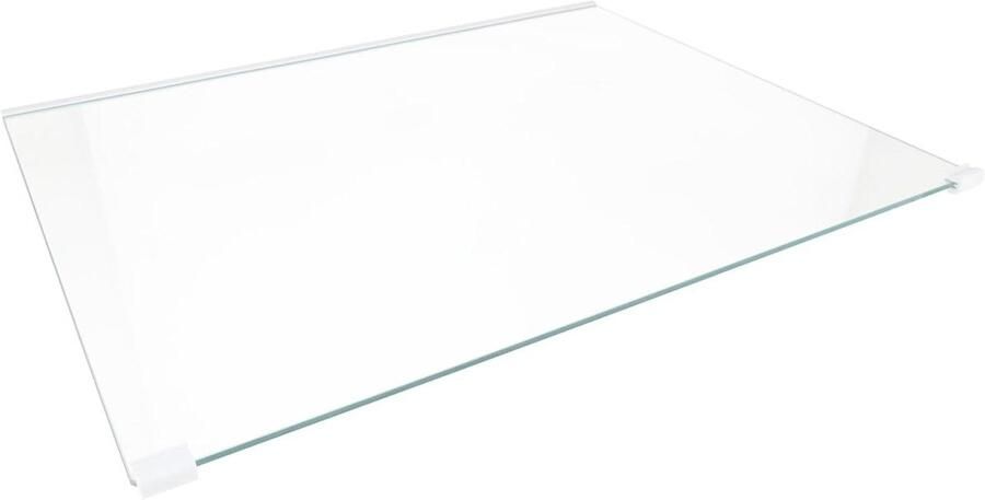 Glazen Plank Koelkast Plaat Koeling Repareren Universeel Model 46x36cm Wit Rand - Foto 1