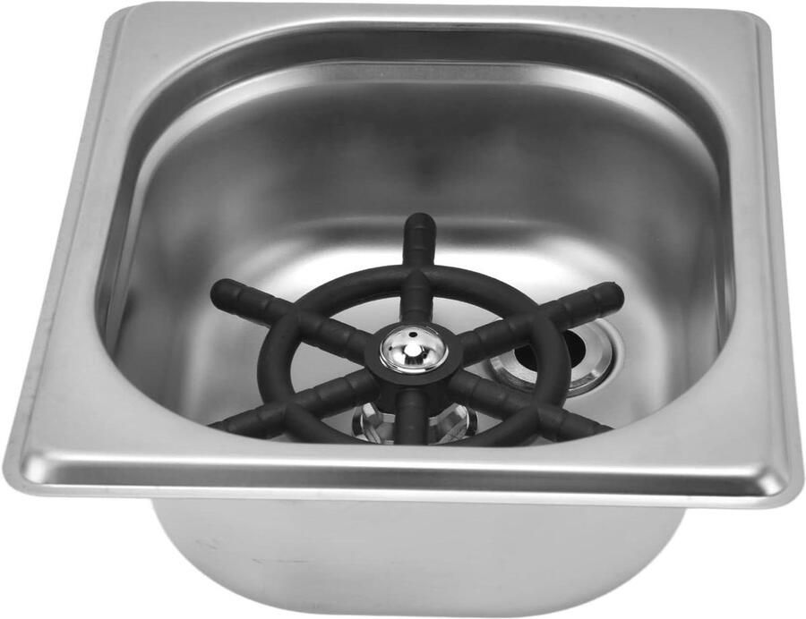 Glazen Spoeler Bekerwasser Aanrecht Snel Glazen Reinigen Automatische Hogedruk 20 x 18 x 13 cm