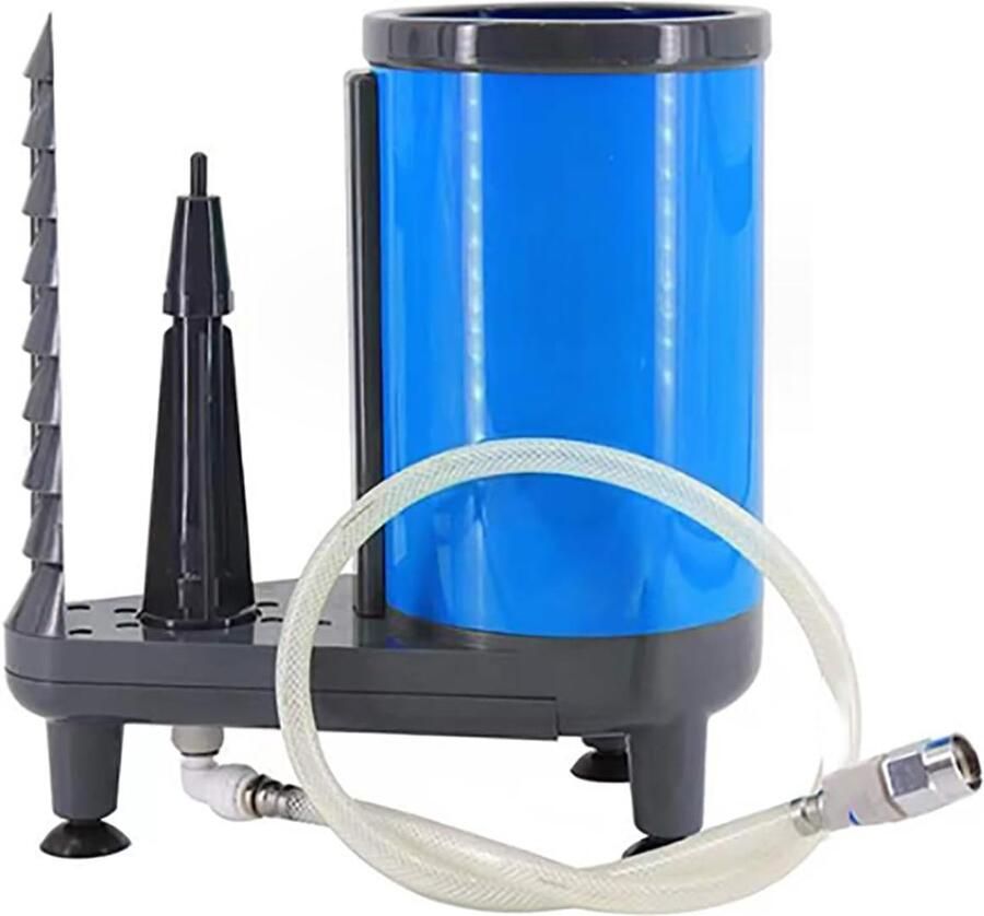Glazen spoelmachine Beker reiniger Snel glazen wassen Niet-elektrische bediening 32x37cm Blauw
