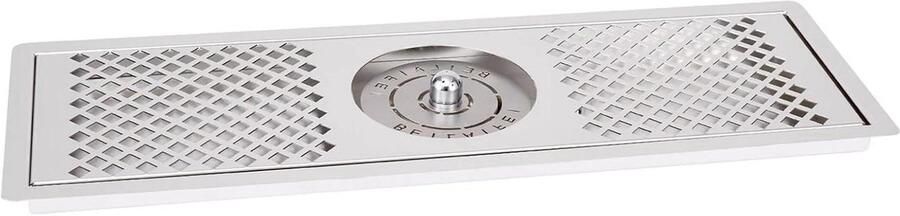 Glazen Spoelmachine Bekerspoeler Bar Snel Glazen Reinigen 360 Graden Mondstuk 60 x 20.5 cm Zilver