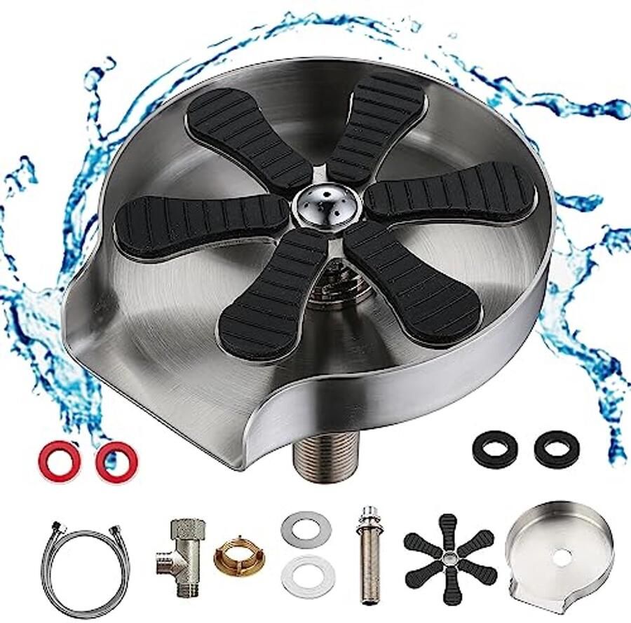 Glazen spoelmachine voor gootsteen Automatische beker- en glasreiniger