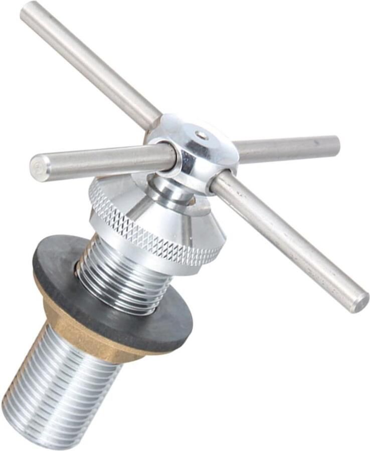 Glazen Waskop Kopjes Spoeler Snel Glazen Reinigen Hogedruk Reiniging 11.3 cm Zilver