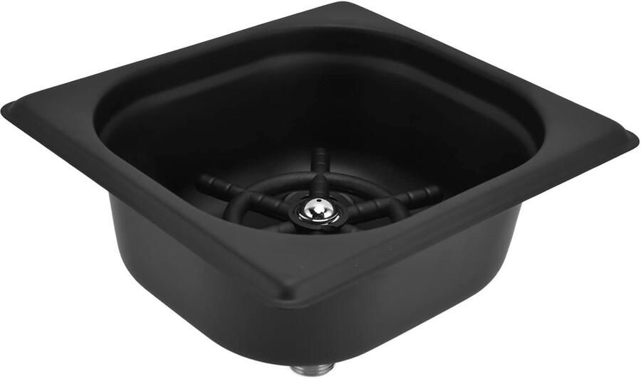 Glazenspoeler Kopjeswasser Snel Glazen Reinigen Automatische Bediening 17.6 cm Lengte Zwart