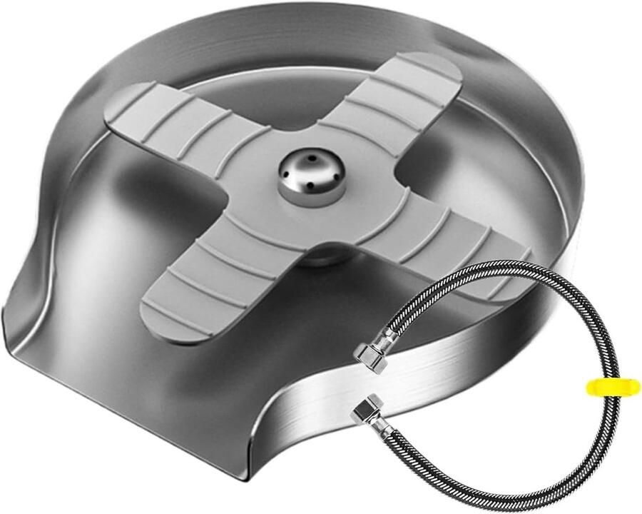 Gootsteenbekerwasser Glazen spoeler Bekerreiniger Keuken schoonmaken Snelle automatische reiniging 125 cm Zilver
