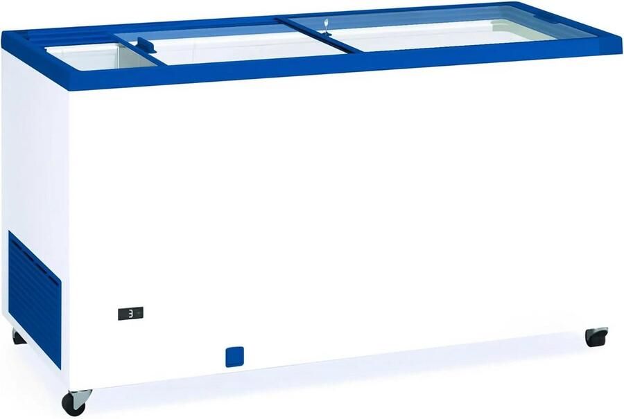 Grote Glasdeur Vrieskast met 470 Liter Inhoud