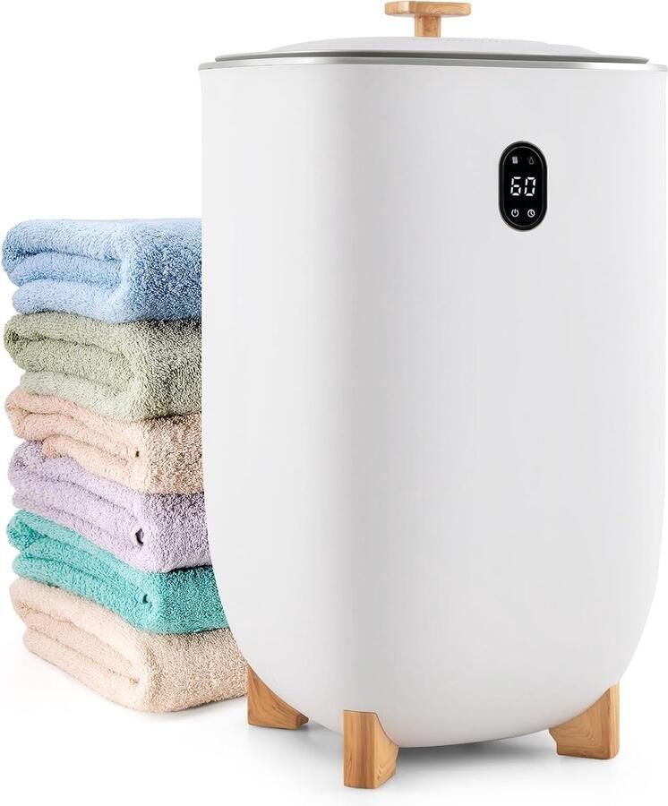 Handdoekwarmer Badkamer warmer Ontspannen sfeer Aroma diffuser 35 liter capaciteit Wit
