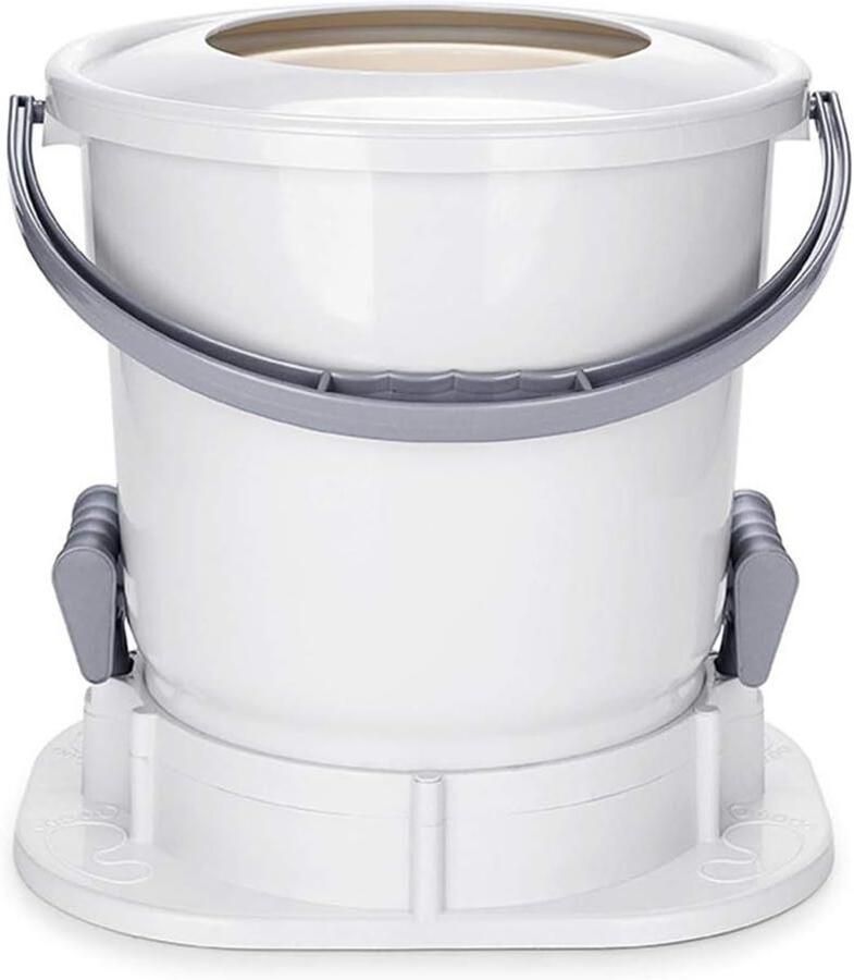 Handmatige centrifuge Kleding droger Draagbare was Ruimtebesparend ontwerp 36.5 x 36 x 39 cm Wit