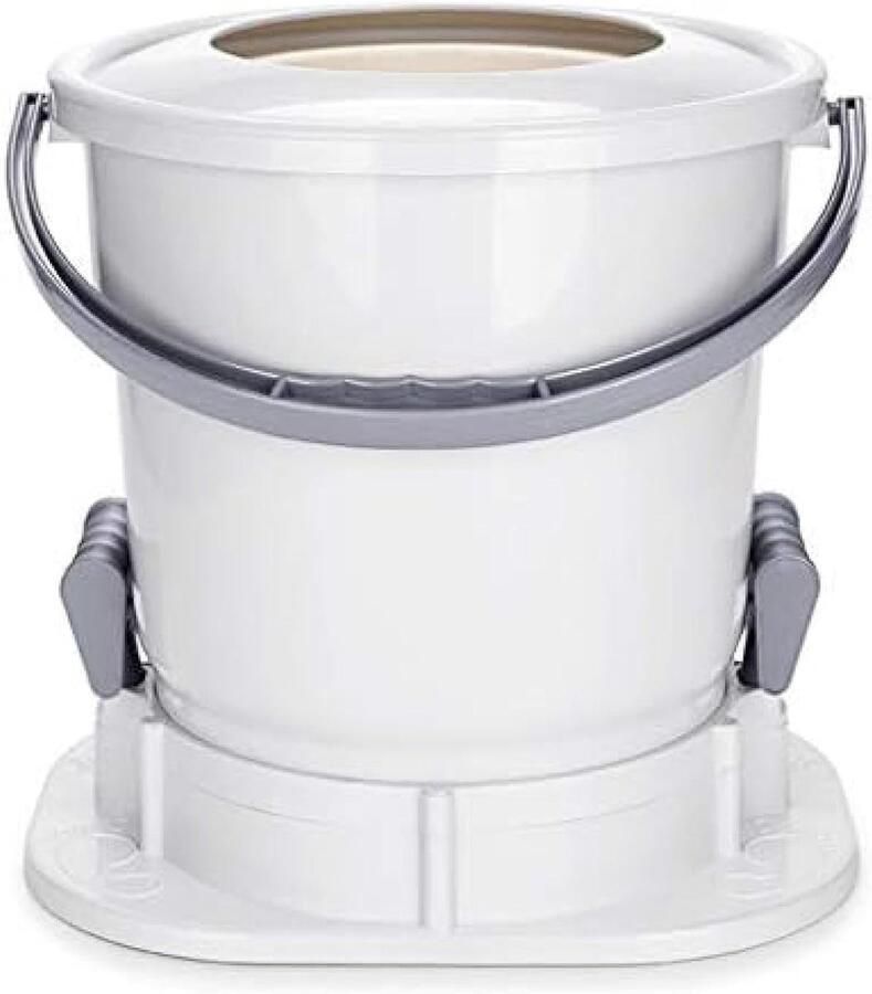 Handmatige Centrifuge Kledingdroger Ruimtebesparend Zonder Elektriciteit 39x36x39 cm Wit