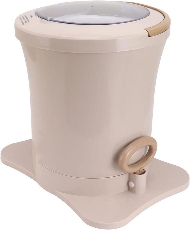 Handmatige Dehydrator Kledingdroger Centrifuge Snel Kleding Drogen Geen Elektriciteit Nodig 2500 RPM Abrikoos