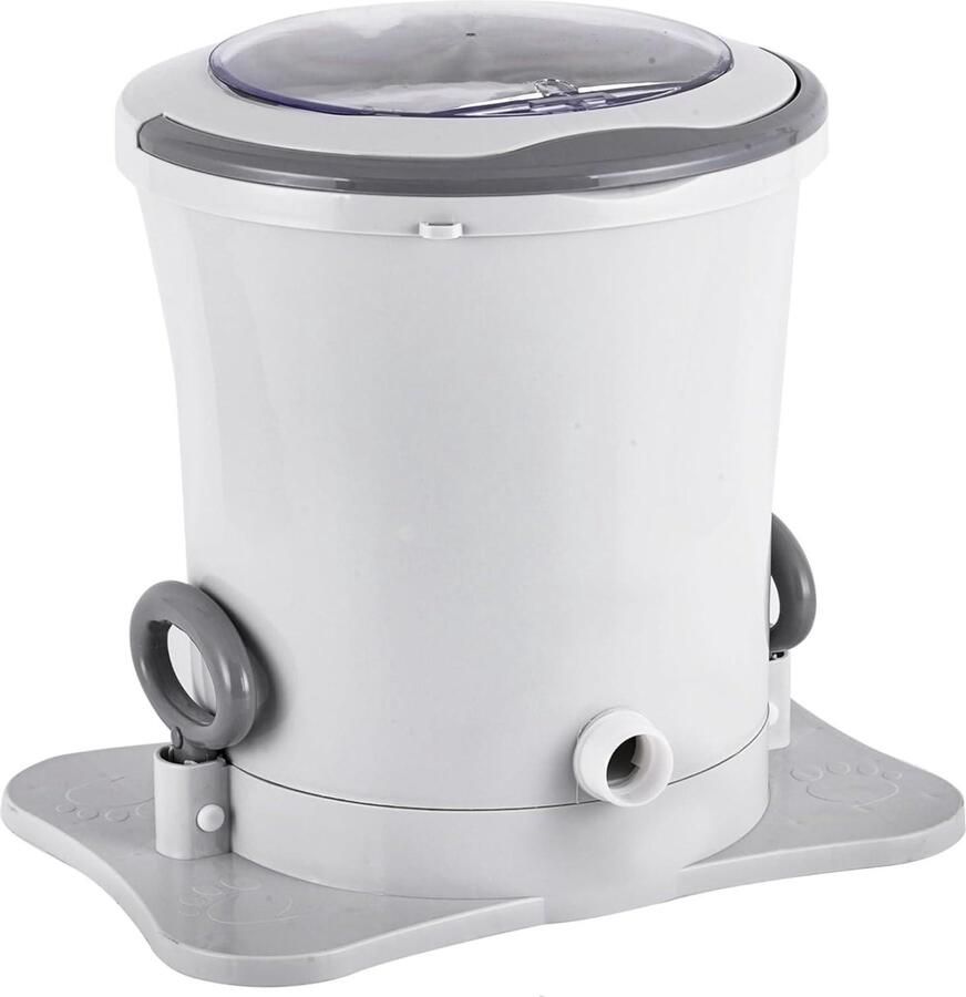 Handmatige Kleding Droger Mini Centrifuge Snel Kleding Drogen 9L Capaciteit 2500 RPM Wit