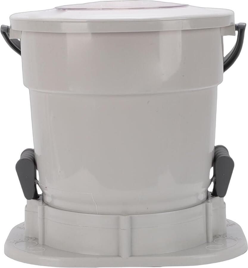 Handmatige Wasdroger Mini Centrifuge Draagbare Spinner Kleding Drogen Energiezuinig Ontwerp 36.5 cm Wit