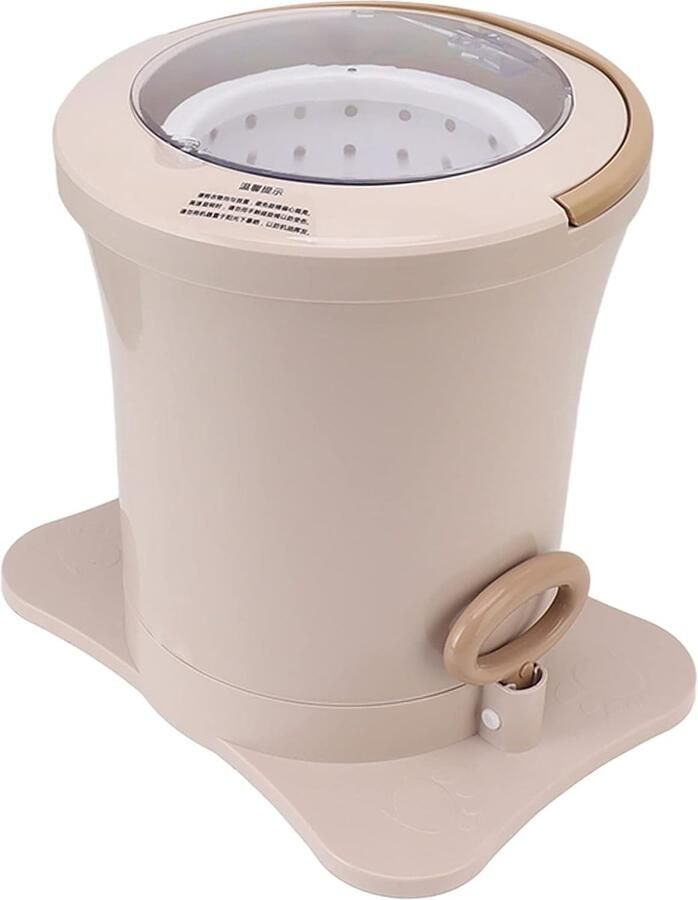Handmatige Wasdroger Centrifuge Kleine Was Afneembare Mand 2500 RPM Beige