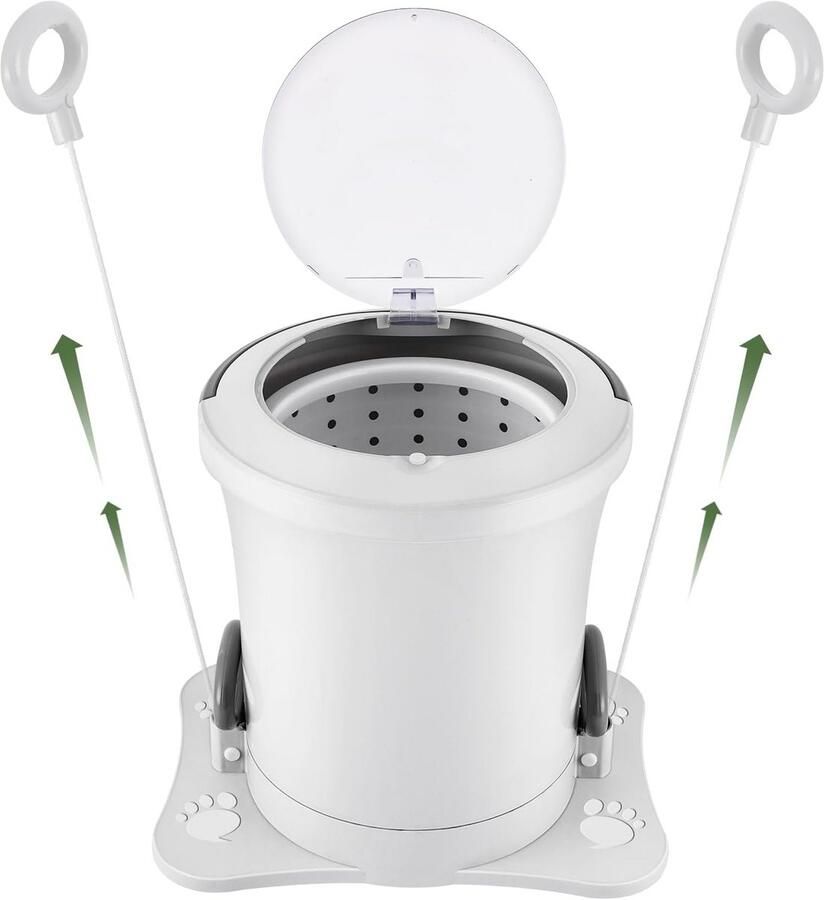 Handmatige wasdroger compact draagbaar mini droogapparaat spin droger zonder stroom