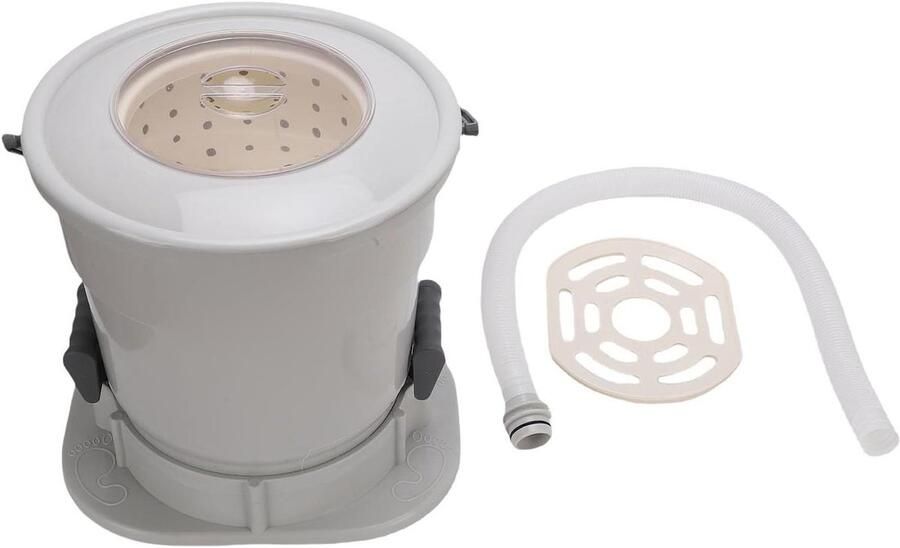 Handmatige Wasdroger Kledingcentrifuge Wassen Drogen Milieuvriendelijke Bediening 38 cm Wit