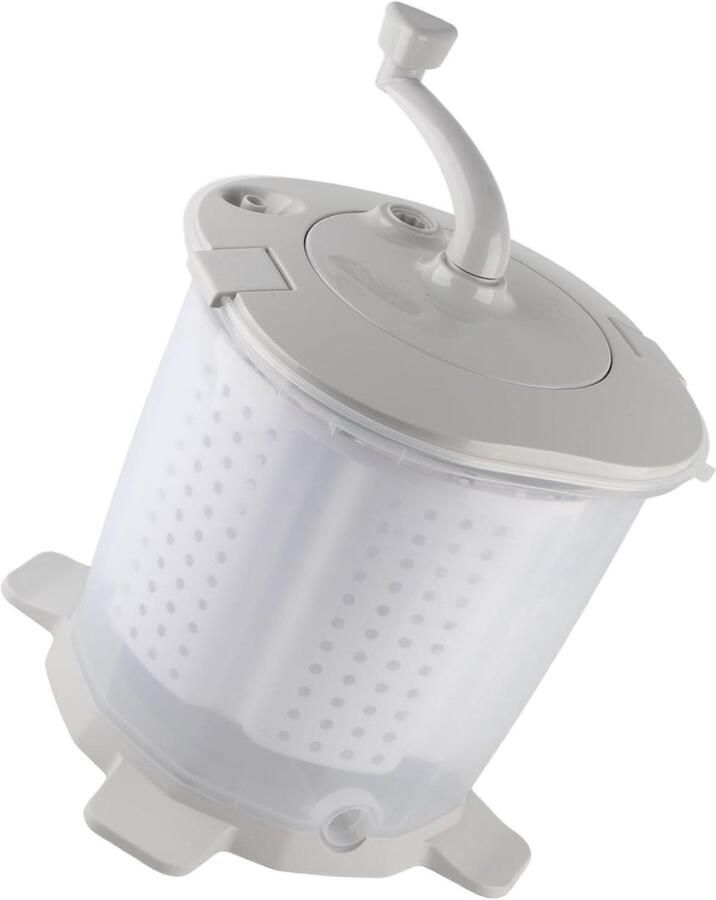 Draagbare Wasmachine Handmatige Wasmachine Kleine Wasjes Snelle Dehydratatie 41 x 35 x 35 cm Noords Grijs