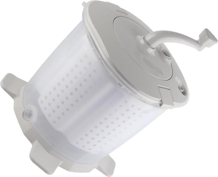 Handmatige Wasmachine Draagbare Wasmachine Snelle Wasbeurten Niet-elektrisch Ontwerp 41 x 35 x 35 cm Nordic Grijs