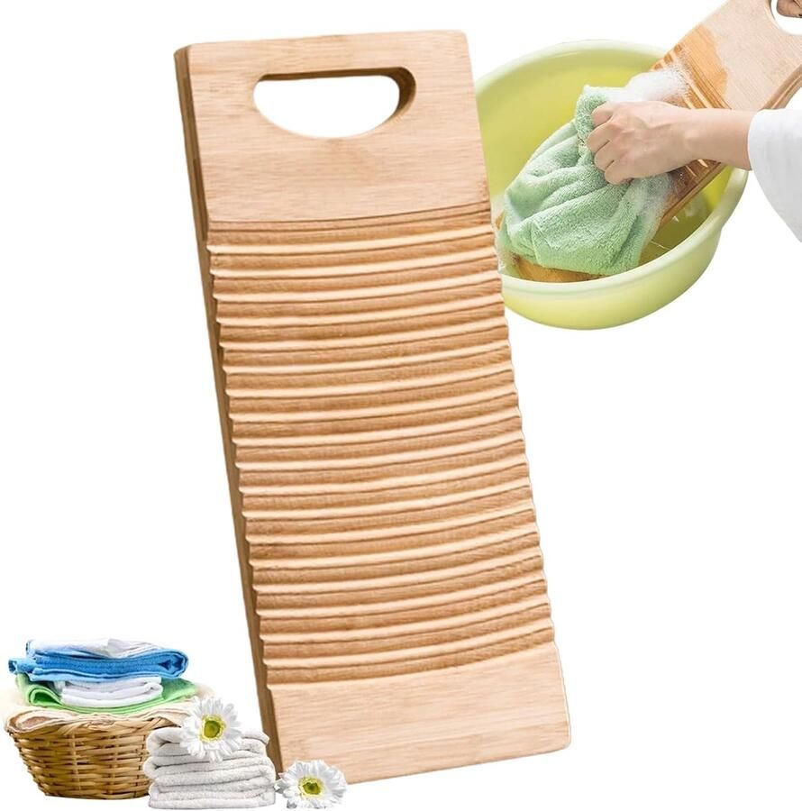 Handwasbord Wasbord Klein Efficiënt Wassen Golfpatroon Ontwerp 40x15 cm Meerkleurig