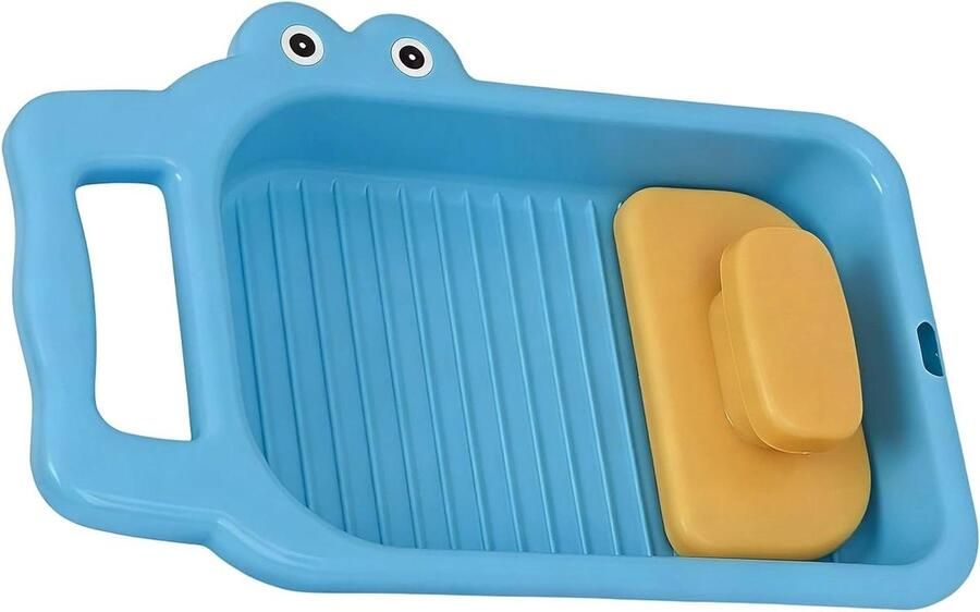Handwasbord Waskussen Schrobplaat Ondergoed Wassen Mini PP Ontwerp 322x18cm Blauw