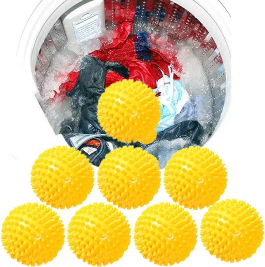 Herbruikbare Droogballen voor Wasmachine Verminder Pluizen Rimpels en Statistiek