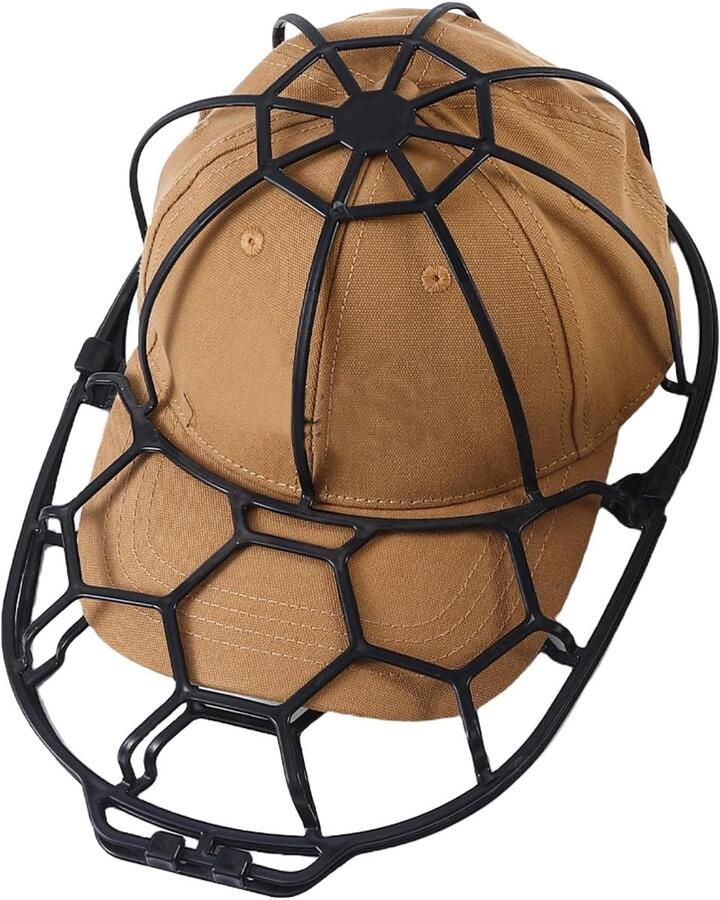 Hoedenwasser Machine Cap Houder Kleding Wassen Anti Vervorming Frame 22x35.5x10.5cm Wit