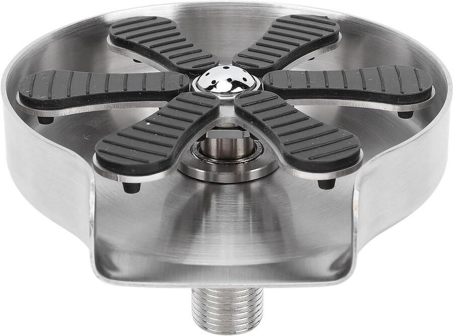 Hogedruk Glazenspoeler Bekerreiniger Aanrecht Snel Glazen Wassen Perstype Automatisch 13 cm Zilver