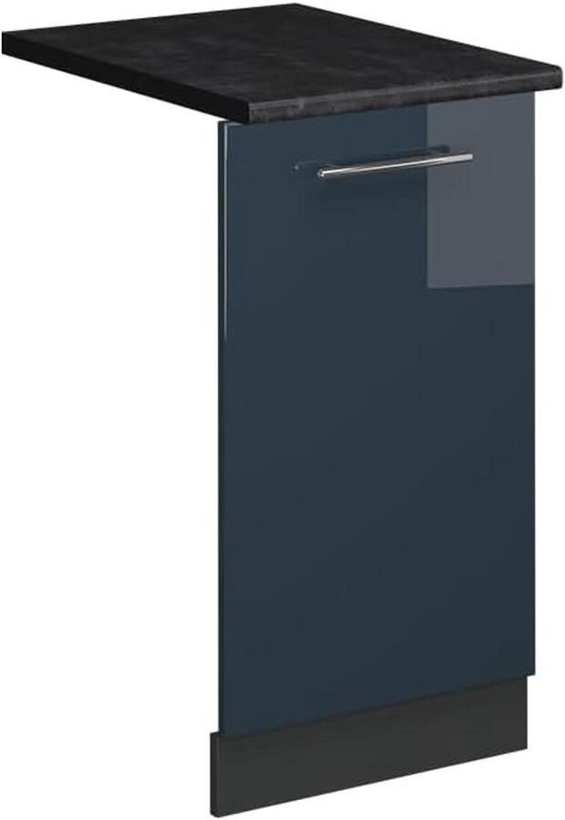 Hoogglans Vaatwasser Frontpaneel Donkerblauw 45 cm Inbouw