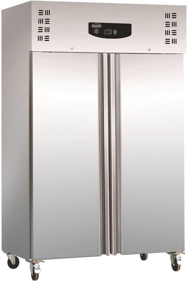 Horeca Koelkast RVS+Aluminium 1200 Liter met Ventilatie