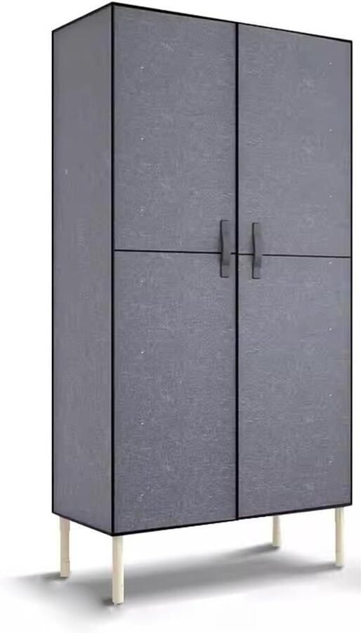 Huishoudelijke Wasdroger Kledingdroger Kast Kleding Drogen Opvouwbaar Ontwerp 75x50x163cm Wit