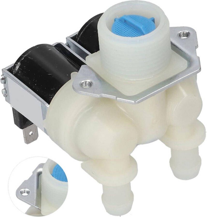 Inovra Plus Water Inlaatventiel Wasmachine AC 220V-240V Aluminiumlegering Magneet Dubbele Kop Vervanging Onderdelen & Accessoires met Magneet Voor Thuisgebruik & Reparatie