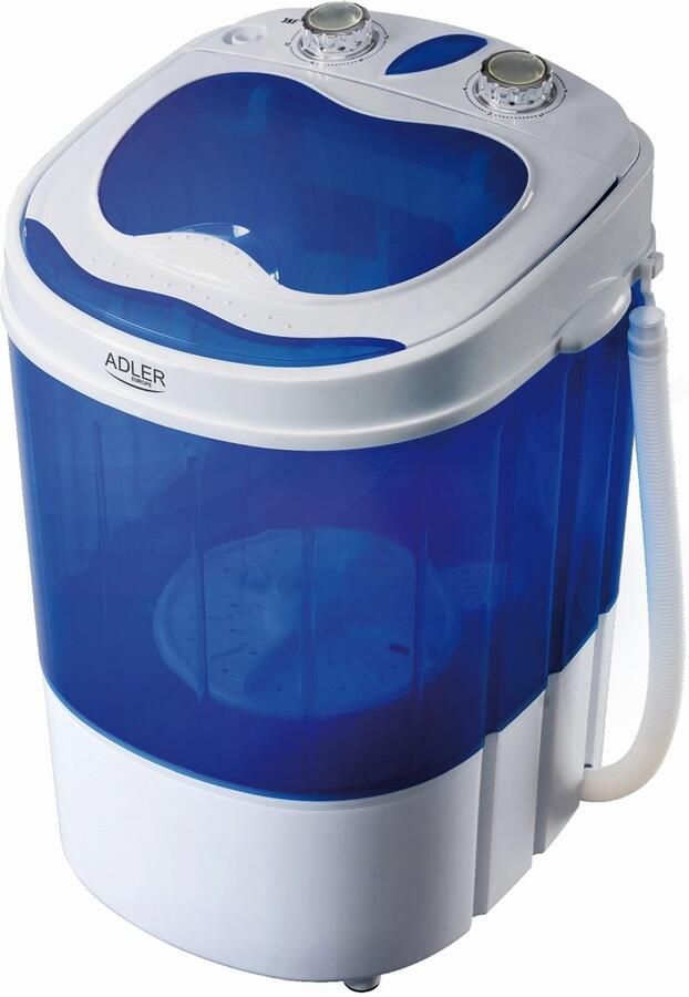 Jensaro 2-in-1 Mini Camping Wasmachine met Centrifuge 3kg Capaciteit Compacte Draagbare Wasmachine 400W Blauw