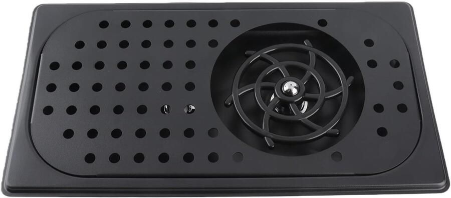 Kan Spoeler Beker Wasmachine Efficiënt Reinigen 360 Graden Spoelen 32.5 x 18 cm Zilver