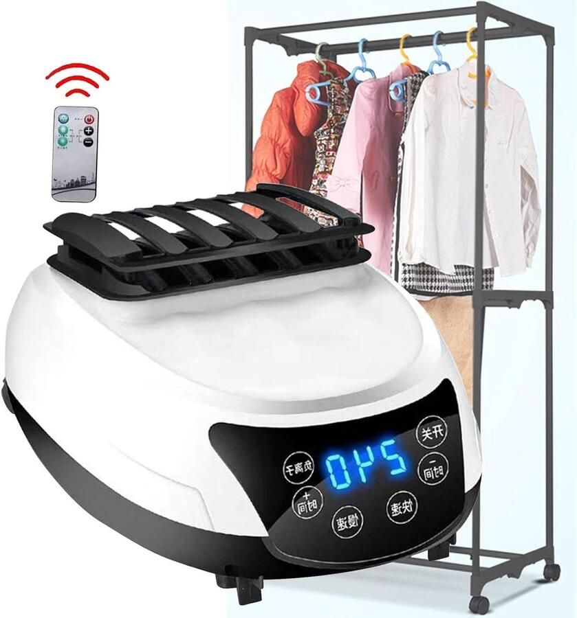 Kleding Lucht Droger Elektrische Droger Snelle Droogfunctie Negatieve Ion Zuivering Compact Formaat Wit
