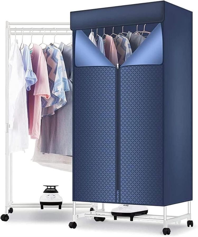 Staande Kledingdroger Mini Droogrek Was Drogen Energiebesparend 15KG Capaciteit Wit