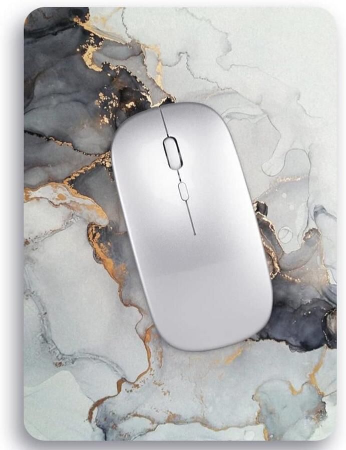 Klein Muismatje 15x20cm Mini Muismat voor Draadloze Muis Ideaal voor Reizen en Kantoor Draagbaar Blauw