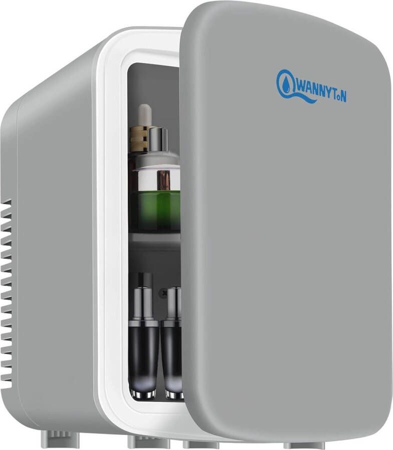 Kleine Draagbare Koelkast 4 Liter met Koeling en Verwarming Koelbox voor Auto met Ruimte voor 6 Blikjes