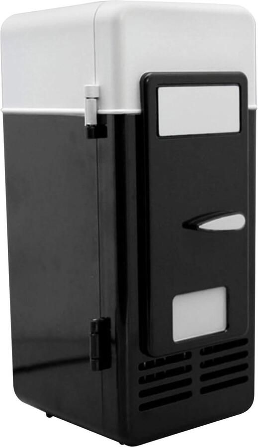 Kleine Koelkast Mini Koeler Bureau Drankjes Koelen Stille Werking 19.5 x 9.5 x 9.5 cm Zwart