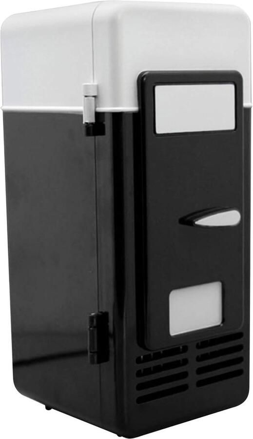 Kleine Koelkast Mini Koeler Bureau Drankjes Koelen Stille Werking 19.5 x 9.5 x 9.5 cm Zwart
