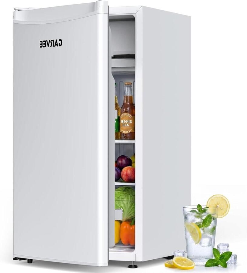 Kleine koelkast Mini koelkast Dranken koelen Stille werking 92 liter Wit