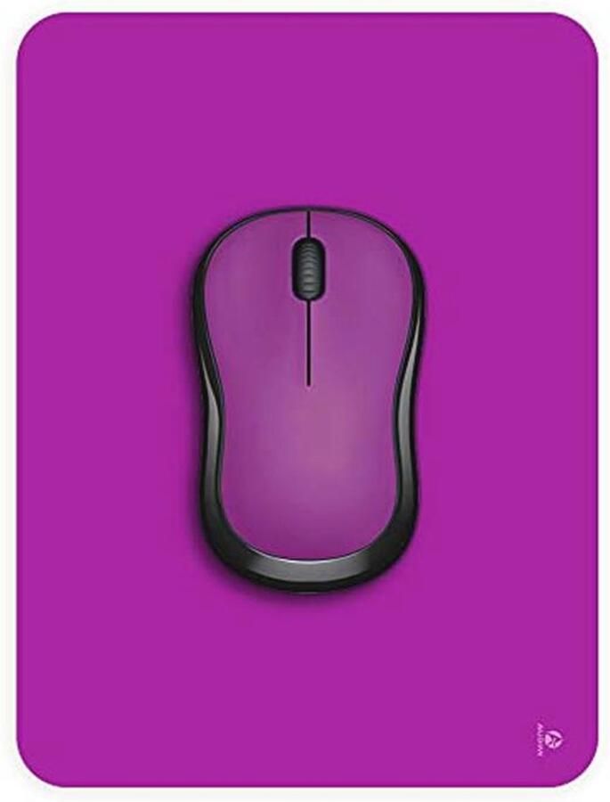 Kleine muismat 6 x 8 inch Dikke mini muismat voor laptop en draadloze muis Draagbaar en Wasbaar Ideaal voor Thuis Kantoor en Reizen Paarse Kleur