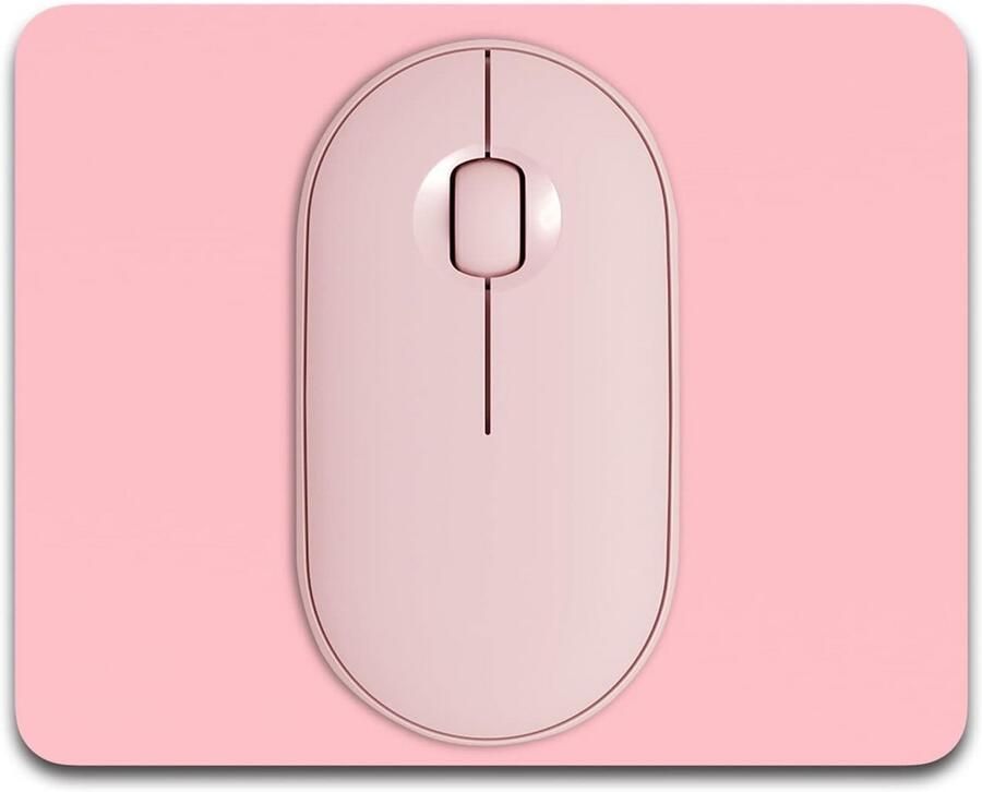 Kleine Muismat Roze Extra Dunne Antislip & Wasbaar Compact Voor Laptop Gaming of Kantoor